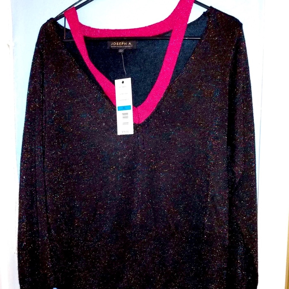 Multicolor Sparkle Long Sleeve Sweater